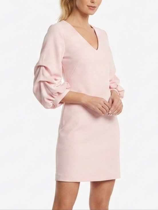 Lidia Kalita Dresses & Skirts - NEW Lidia Kalita Mini Ruffle Dress Pink Size S Formal Preppy Feminine Work